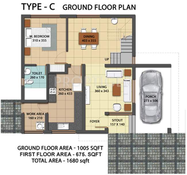 Sreerosh Harmony (3BHK+2T (1,680 sq ft) 1680 sq ft)