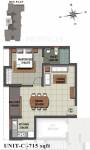 Sreerosh Midtown (1BHK+1T (715 sq ft) 715 sq ft) Sreerosh Midtown (1BHK+1T (715 sq ft) 715 sq ft)