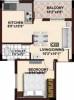 Isha Aarambha (1BHK+1T (508 sq ft) 508 sq ft)