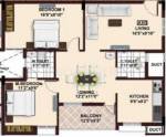 Isha Aarambha (2BHK+2T (1,109 sq ft) 1109 sq ft)
