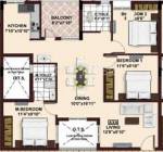 Isha Aarambha (3BHK+3T (1,296 sq ft) 1296 sq ft)