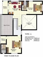 Sreerosh Green Acres (3BHK+4T (2,899 sq ft) 2899 sq ft)