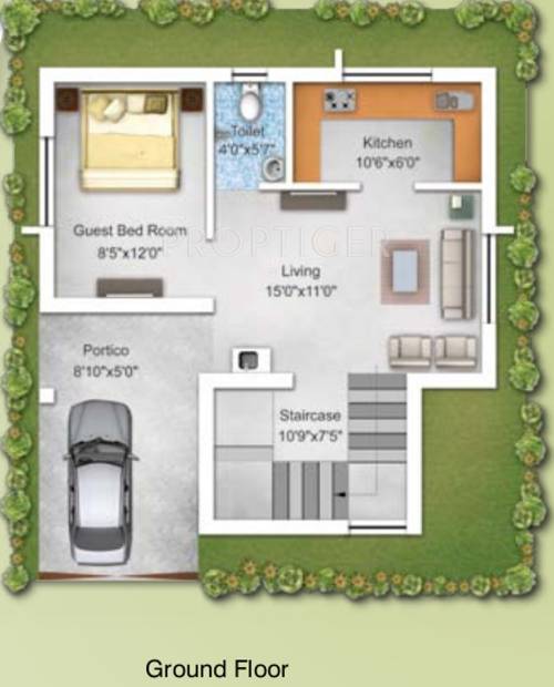 Greenfield Mantra Manor (3BHK+3T (1,230 sq ft) 1230 sq ft)
