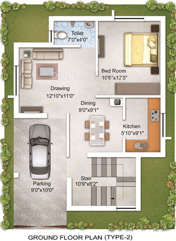 Greenfield Mantra Manor (3BHK+3T (1,530 sq ft) 1530 sq ft)