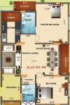 ChandraKantha GCA Rainbow (2BHK+2T (860 sq ft) 860 sq ft)