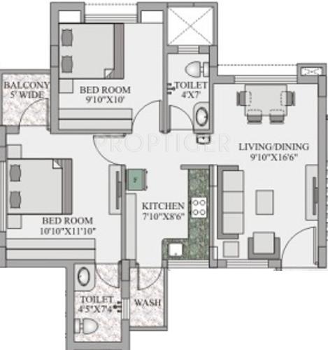 Revati Royal Gayatri Park (2BHK+2T (895 sq ft) 895 sq ft) Revati Royal Gayatri Park (2BHK+2T (895 sq ft) 895 sq ft)