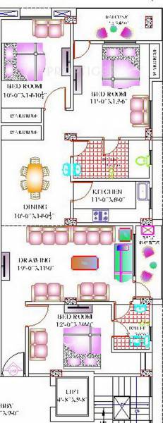 Sunrise Regency Palace (3BHK+3T (1,500 sq ft) 1500 sq ft)
