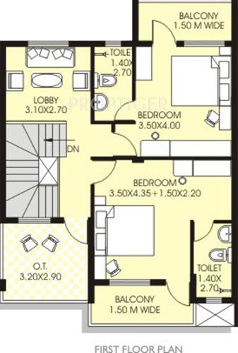 Nanu Sapana Woods Villas (3BHK+3T (1,750 sq ft) 1750 sq ft)