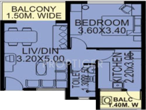Nanu VNS Residency (1BHK+1T (661 sq ft) 661 sq ft)