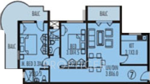 Nanu Sapana Sea Mist (2BHK+2T (1,347 sq ft) 1347 sq ft) Nanu Sapana Sea Mist (2BHK+2T (1,347 sq ft) 1347 sq ft)