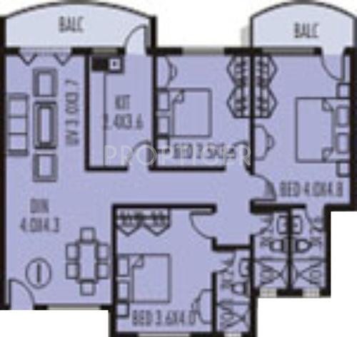 Nanu Sapana Sea Mist (3BHK+3T (1,467 sq ft) 1467 sq ft) Nanu Sapana Sea Mist (3BHK+3T (1,467 sq ft) 1467 sq ft)