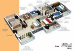 Nanu Sapna Sunshine (3BHK+3T (1,413 sq ft) 1413 sq ft)