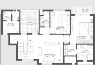  the-views Floor Plan Upper Level Duplex Plan