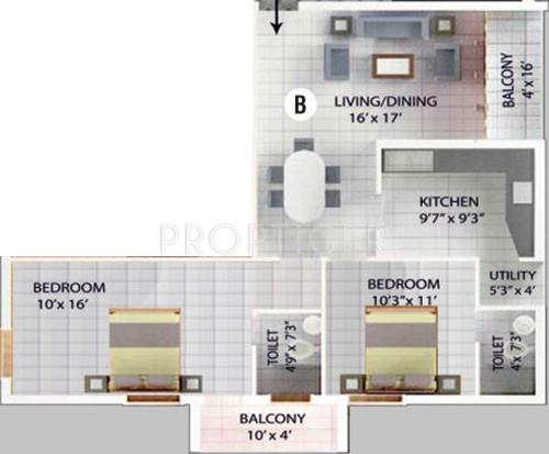Kirthika Baala Enclave (2BHK+2T (1,140 sq ft) 1140 sq ft)