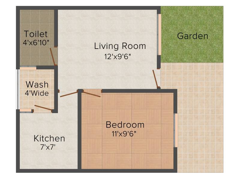 Sheetalnath Star City (1BHK+1T (450 sq ft) 450 sq ft)