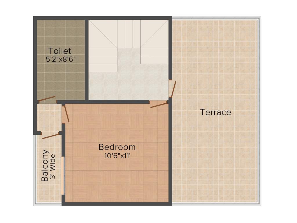 Sheetalnath Star City (2BHK+2T (950 sq ft) 950 sq ft)