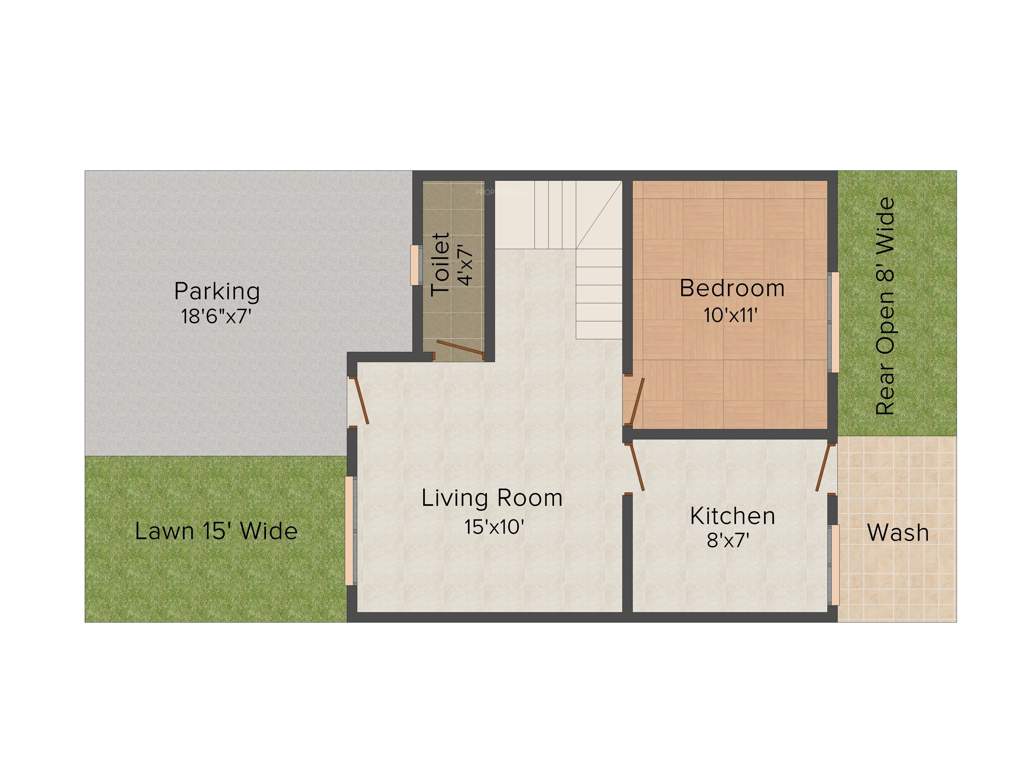 Sheetalnath Star City (2BHK+2T (1,025 sq ft) 1025 sq ft)