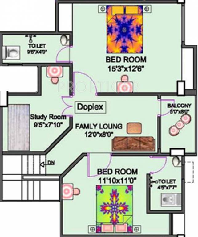 Niagaree Joha Complex (3BHK+3T (1,965 sq ft) + Study Room 1965 sq ft) Niagaree Joha Complex (3BHK+3T (1,965 sq ft) + Study Room 1965 sq ft)