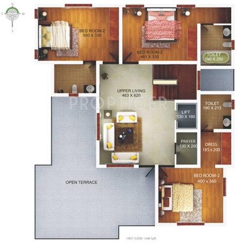 Prime Blue Waters Villa (4BHK+5T (3,800 sq ft) + Servant Room 3800 sq ft) Prime Blue Waters Villa (4BHK+5T (3,800 sq ft) + Servant Room 3800 sq ft)