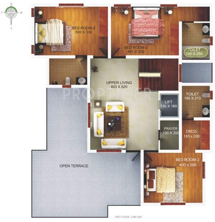 Prime Blue Waters Villa (4BHK+5T (3,800 sq ft) + Servant Room 3800 sq ft)