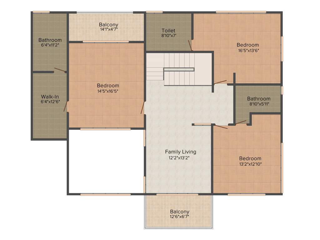 Prime Blue Waters (4BHK+4T (3,740 sq ft) + Servant Room 3740 sq ft)