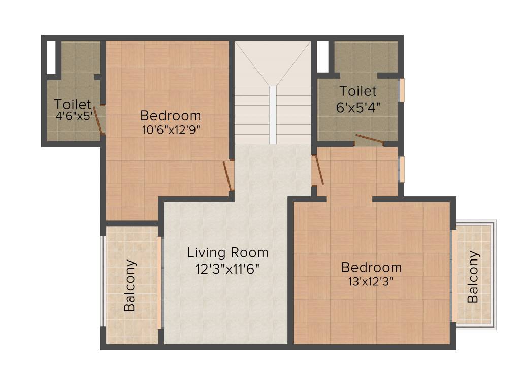 Shalimar Garden Bay Villa (3BHK+3T (1,747 sq ft) 1747 sq ft)