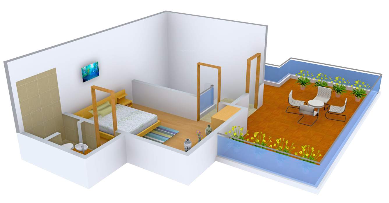 Shalimar Garden Bay Villa (3BHK+4T (1,977 sq ft) + Servant Room 1977 sq ft)
