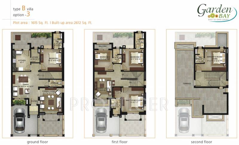 Shalimar Garden Bay Villa (4BHK+5T (2,612 sq ft) + Servant Room 2612 sq ft)