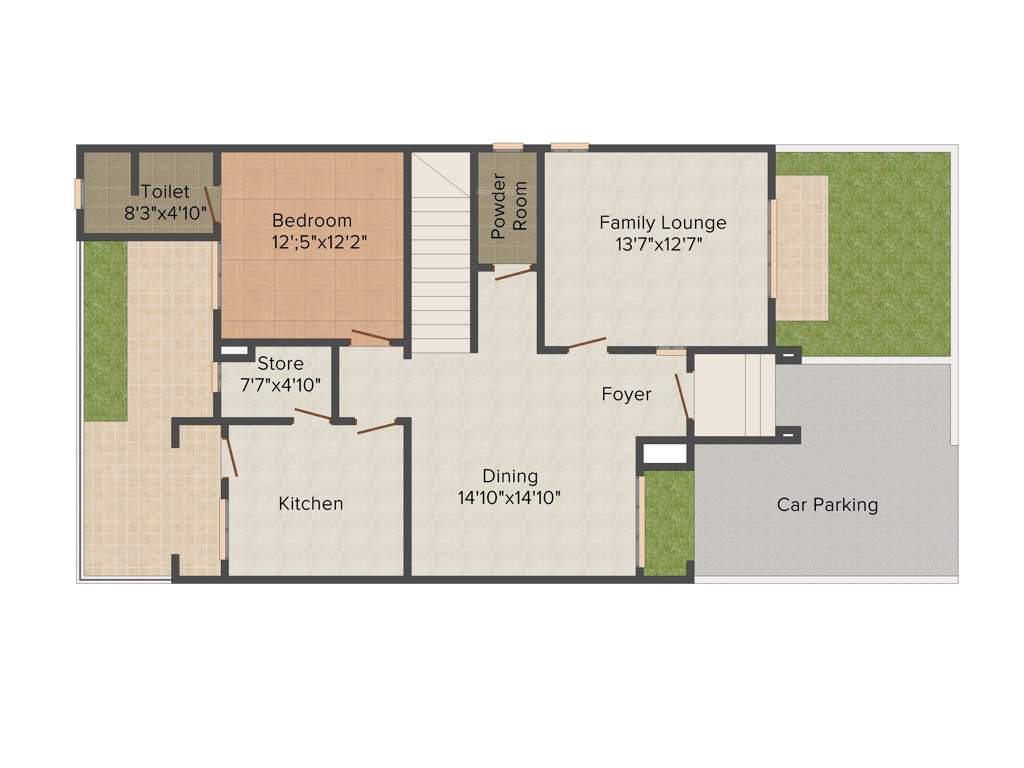 Shalimar Garden Bay Villa (4BHK+4T (2,324 sq ft) 2324 sq ft)