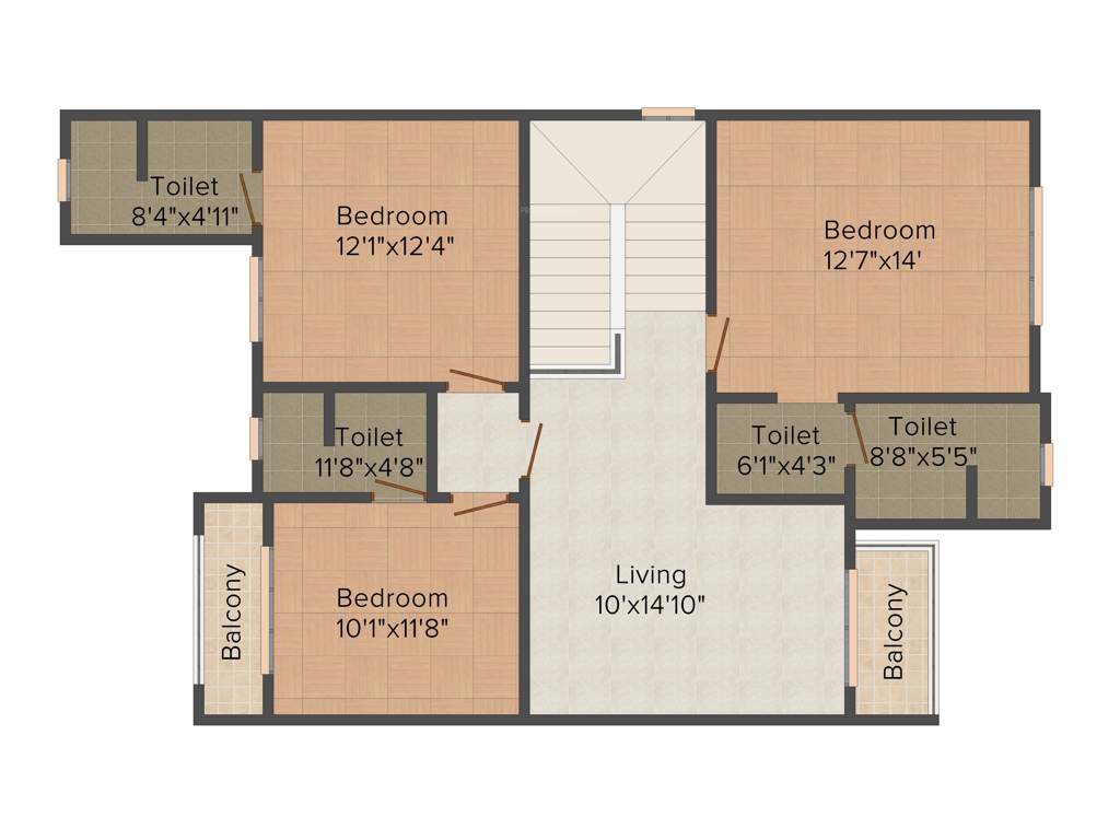 Shalimar Garden Bay Villa (4BHK+4T (2,324 sq ft) 2324 sq ft)