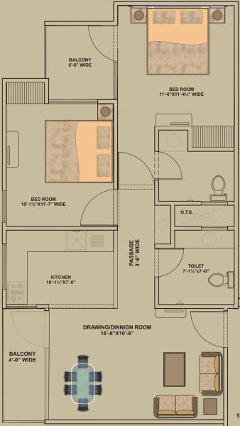 Vande Rudra Aakash (2BHK+2T (1,116 sq ft) 1116 sq ft) Vande Rudra Aakash (2BHK+2T (1,116 sq ft) 1116 sq ft)