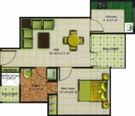 Vande Rudra Anandam (1BHK+1T (741 sq ft) 741 sq ft) Vande Rudra Anandam (1BHK+1T (741 sq ft) 741 sq ft)