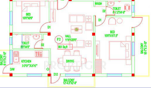 Mars Builders And Real Estates Private Limited Dhanam Apartments (2BHK+2T (851 sq ft) 851 sq ft) Mars Builders And Real Estates Private Limited Dhanam Apartments (2BHK+2T (851 sq ft) 851 sq ft)