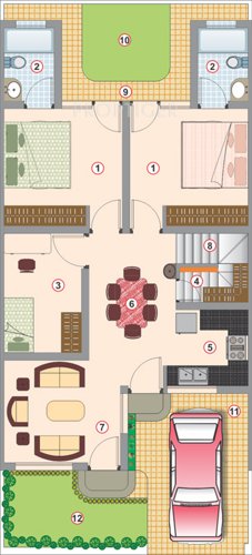 Chopra Aditya Residency (2BHK+2T (770 sq ft) 770 sq ft)