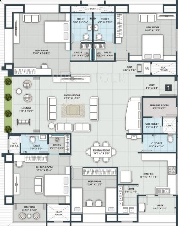Solitaire Square Icon (4BHK+5T (3,744 sq ft) + Servant Room 3744 sq ft) Solitaire Square Icon (4BHK+5T (3,744 sq ft) + Servant Room 3744 sq ft)