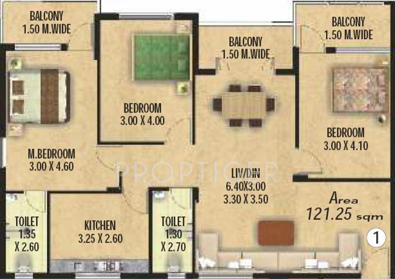 Nanu Sapana Greens (3BHK+2T (1,305 sq ft) 1305 sq ft) Nanu Sapana Greens (3BHK+2T (1,305 sq ft) 1305 sq ft)