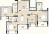 Skyline Brown (3BHK+3T (1,695 sq ft) 1695 sq ft)