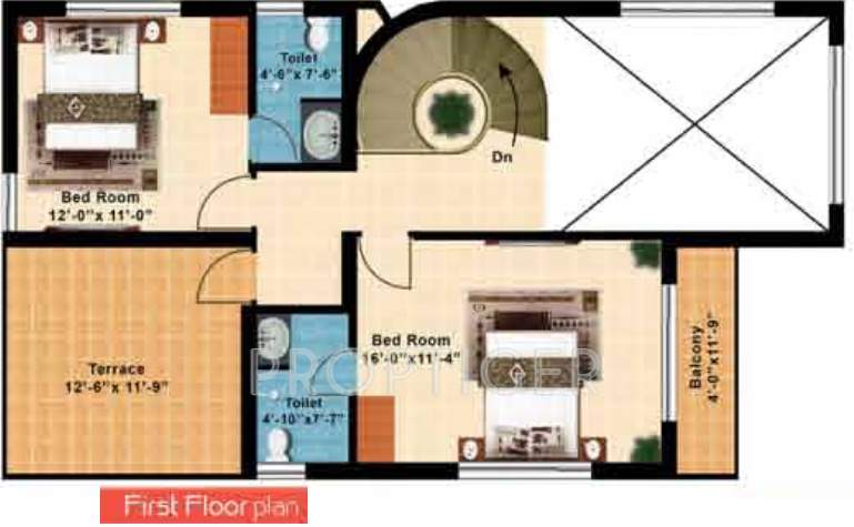 Kubhera Vistas Villa (3BHK+4T (1,855 sq ft) 1855 sq ft)
