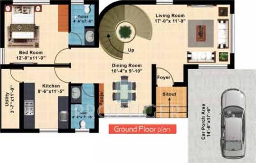 Kubhera Vistas Villa (3BHK+4T (1,855 sq ft) 1855 sq ft)