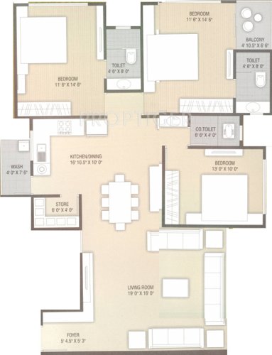 Shubh Santvan Excella (3BHK+3T (2,181 sq ft) 2181 sq ft) Shubh Santvan Excella (3BHK+3T (2,181 sq ft) 2181 sq ft)