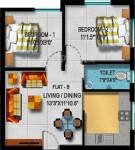 Four Kremlin Square (2BHK+1T (611 sq ft) 611 sq ft) Four Kremlin Square (2BHK+1T (611 sq ft) 611 sq ft)