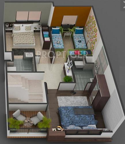 Savani Prims Rowhouse (4BHK+3T (1,440 sq ft) 1440 sq ft)