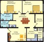 Sreevatsa Sri Lakshmi (2BHK+2T (1,278 sq ft) 1278 sq ft) Sreevatsa Sri Lakshmi (2BHK+2T (1,278 sq ft) 1278 sq ft)