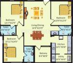 Sreevatsa Sri Lakshmi (3BHK+3T (1,550 sq ft) 1550 sq ft) Sreevatsa Sri Lakshmi (3BHK+3T (1,550 sq ft) 1550 sq ft)