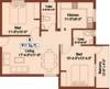 SP Radhae Shyam (2BHK+2T (911 sq ft) 911 sq ft)