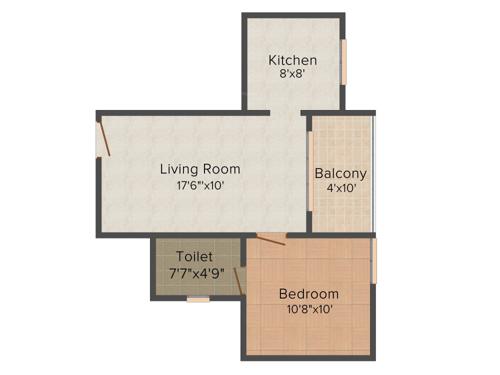 Global Carnation (1BHK+1T (653 sq ft) 653 sq ft) Global Carnation (1BHK+1T (653 sq ft) 653 sq ft)