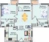 Sreevatsa Sankara Apartments 2 (2BHK+2T (1,057 sq ft) 1057 sq ft)