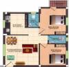 Infraz Edenz (2BHK+2T (826 sq ft) 826 sq ft)