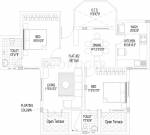 Deccan Orleans (2BHK+2T (987 sq ft) 987 sq ft)