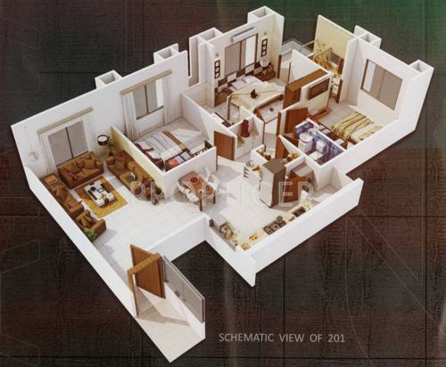 Sat Aria (3BHK+3T (1,665 sq ft) 1665 sq ft) Sat Aria (3BHK+3T (1,665 sq ft) 1665 sq ft)